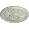 Ekena Millwork Edinburgh Ceiling Medallion (Fits Canopies up to 5 1/4"), Hand-Painted Flash Blue, 18"OD x 1 3/4"P CM18EDFBS - alternate 3